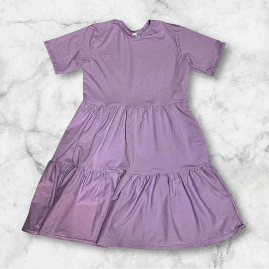 Lavender | Tiered Dress | RTS