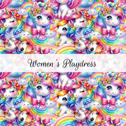 Magical Rainbow Unicorns | Women's Playdress | True North Summer