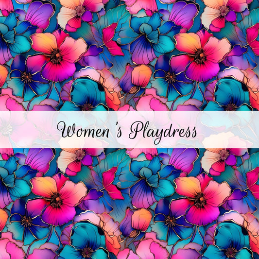 Vibrant Summer Floral | Women's Playdress | True North Summer